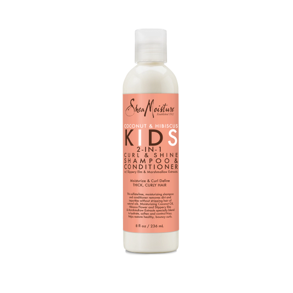 Shea Moisture- Coconut And Hibiscus Kids 2 In 1 Curl And Shine Shampoo And Conditioner Shampoo & Conditioner Shea Moisture   