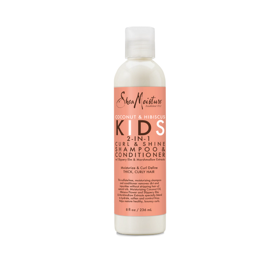 Shea Moisture- Coconut And Hibiscus Kids 2 In 1 Curl And Shine Shampoo And Conditioner Shampoo & Conditioner Shea Moisture   