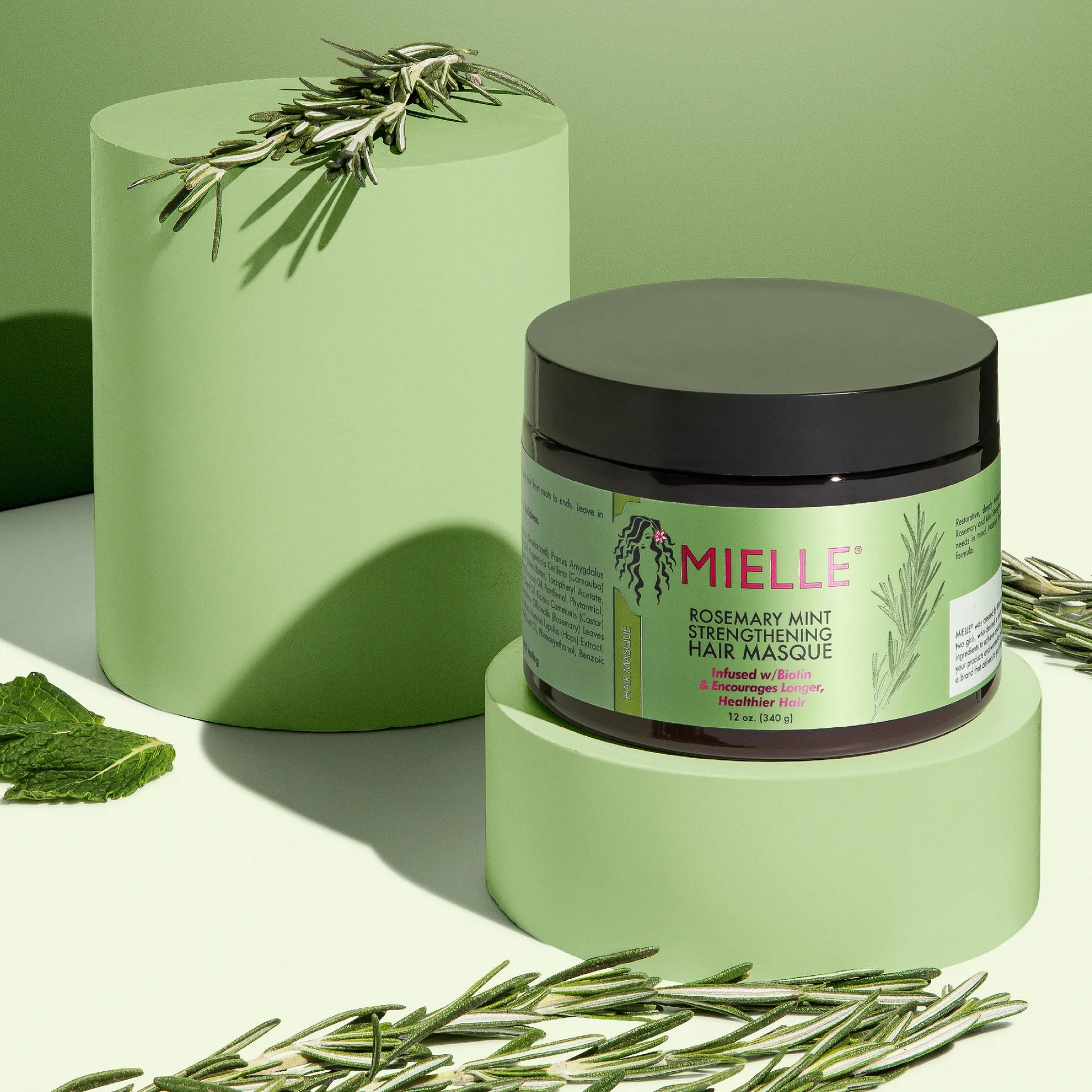 Mielle Organics- Rosemary Mint Strengthening Hair Masque Hair Masque Mielle Organics   