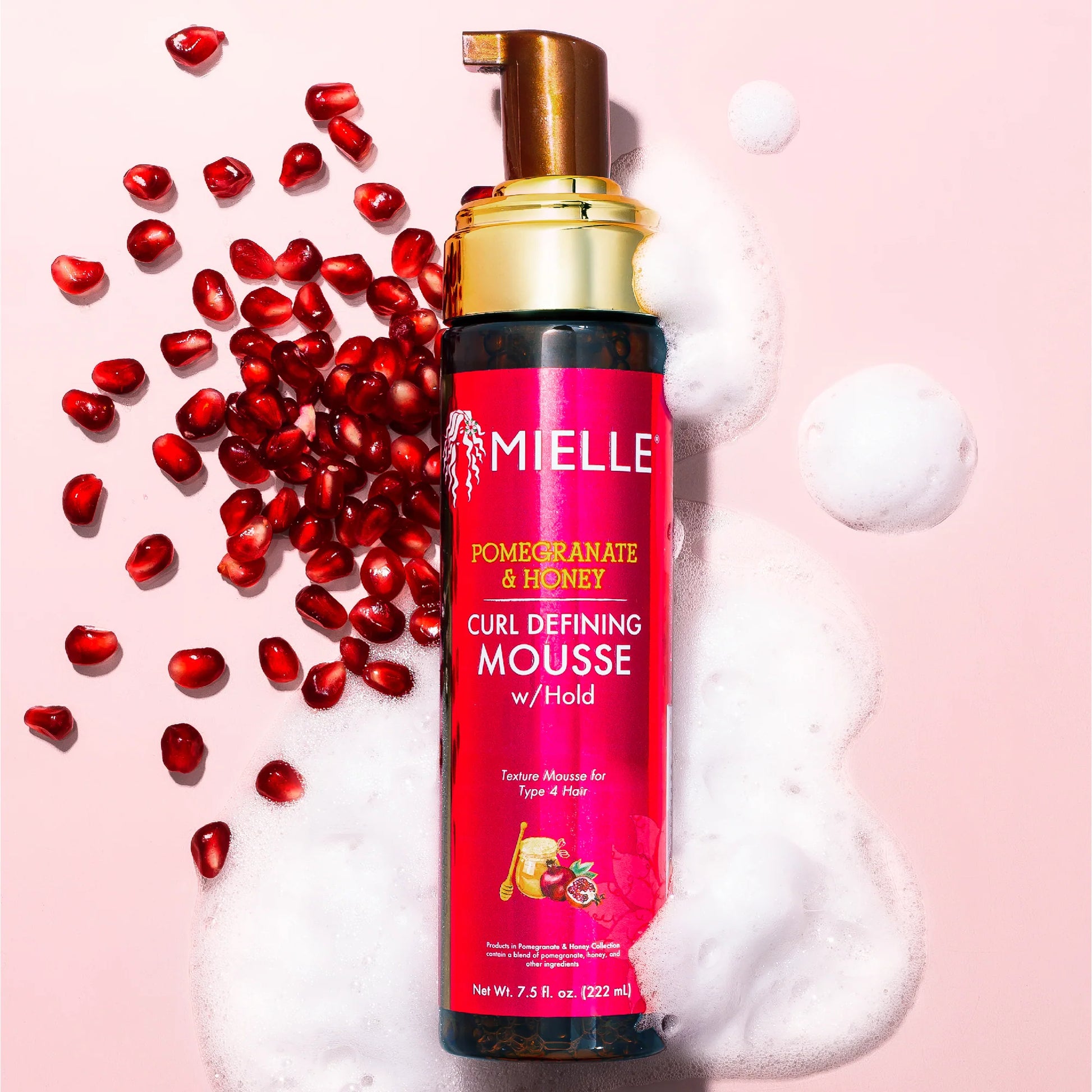 Mielle Organics- Pomegranate & Honey Curl Defining Mousse with Hold Mousse Mielle Organics   