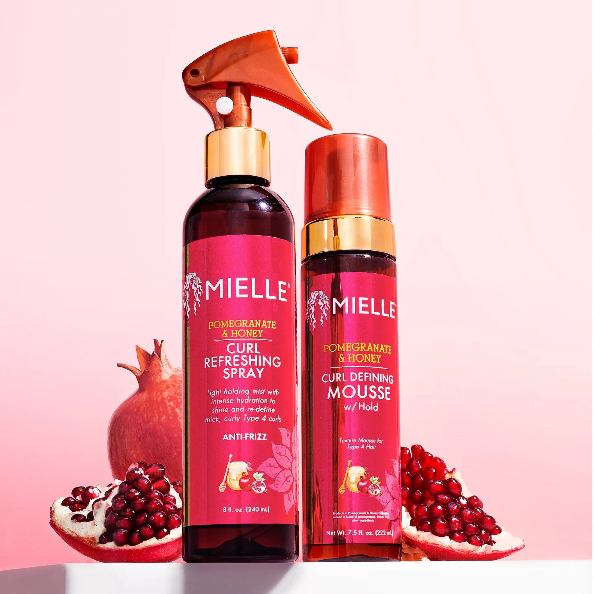 Mielle Organics- Pomegranate & Honey Curl Defining Mousse with Hold Mousse Mielle Organics   